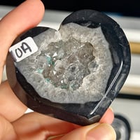 Image 4 of Black Agate Hearts ($10-$11)
