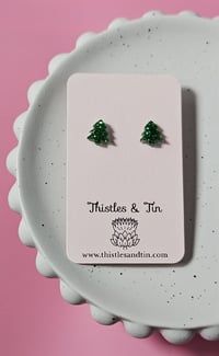 Image 4 of Teeny Tiny Christmas Tree Studs