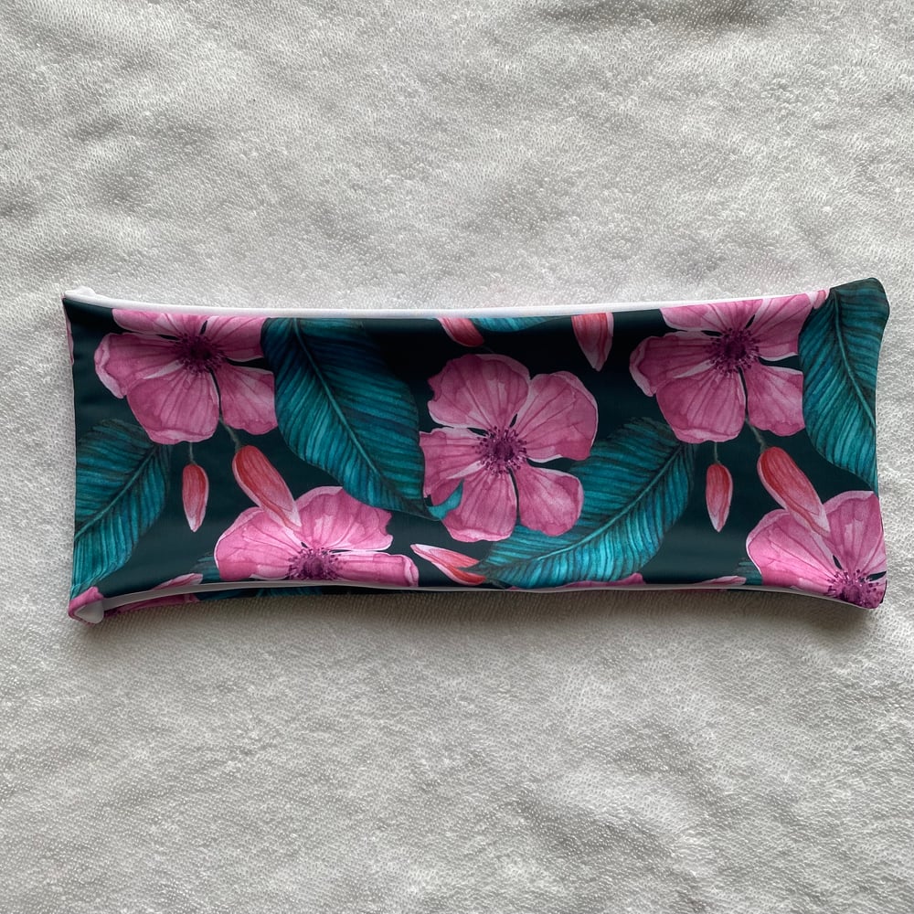 Image of SAMPLE BANDEAU : TROPICAL BLOOM X WHITE 
