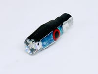 7" REVERSE SCOOP REVERSE TAPER 2 HOLE (BLACK BLUE)