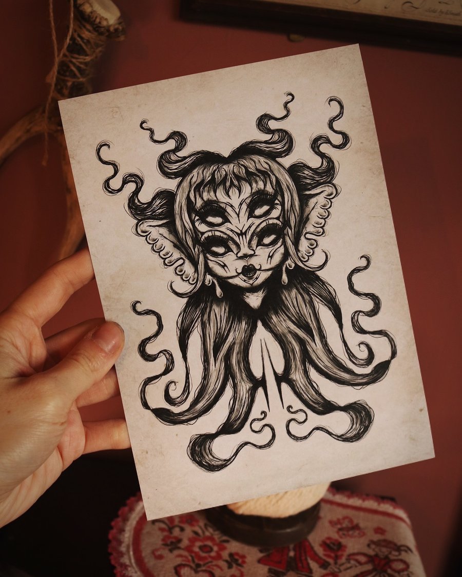 Image of Contortionist Art Print 