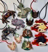 Image 1 of Hand painted resin Ornaments 