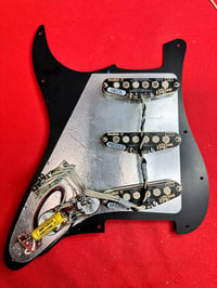 Image 4 of Fully Loaded Stratocaster Transparent Pick Guard 