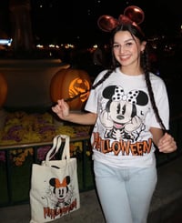 Image 3 of Adult Minnie  Halloween Big Face Tee 