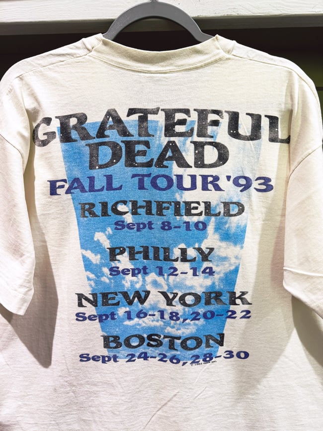 Grateful Dead 1993 Fall Tour T-Shirt - Size XL 
