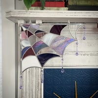 Image 1 of Corner Spider Web with Crystals