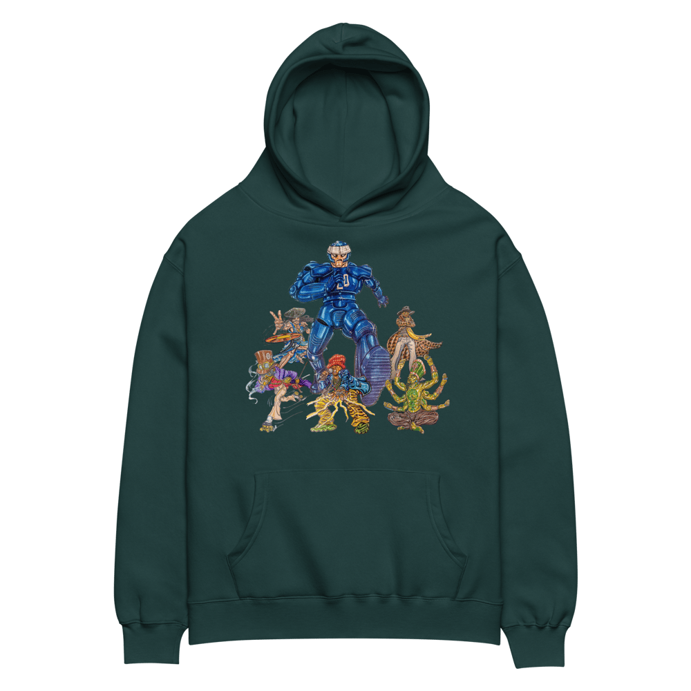 "KNOW THYSELF" SLO Oversized Hoodie [ART ILLUSTRATED BY GREGORY HAWKINS]