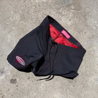 Image 1 of Wet - Mens 70's black trunk with red stitch