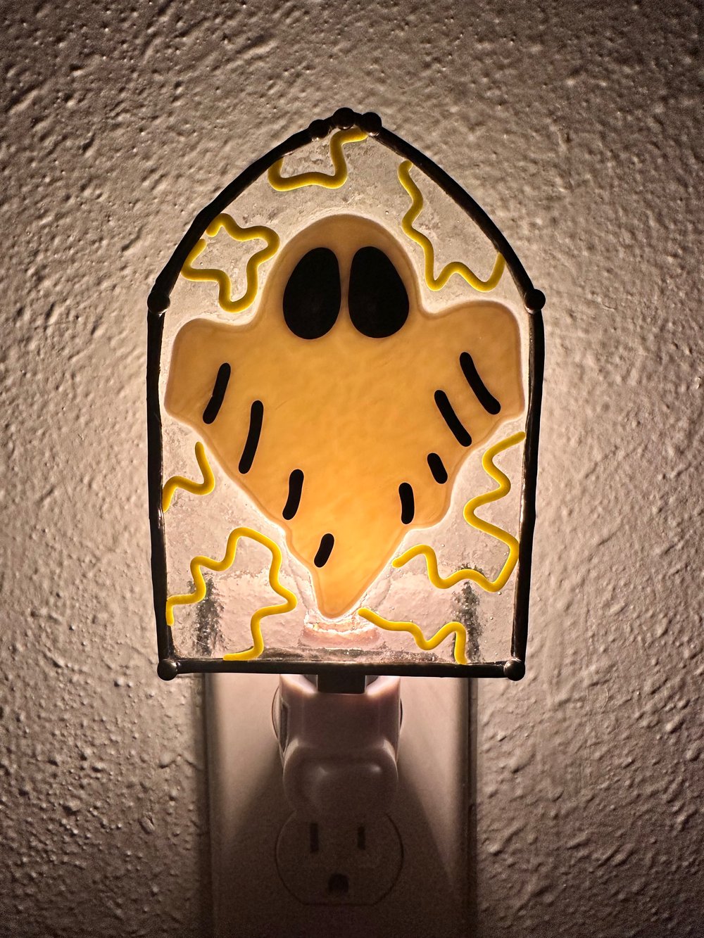 Image of ghost nightlight (green squiggles)