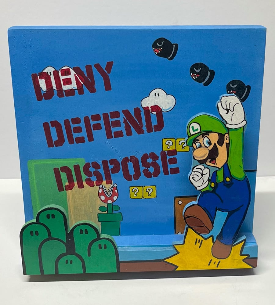Image of Deny defend dispose