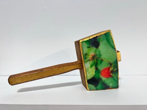 Image of Purple Thistle Mallet- Liz Barick Fall