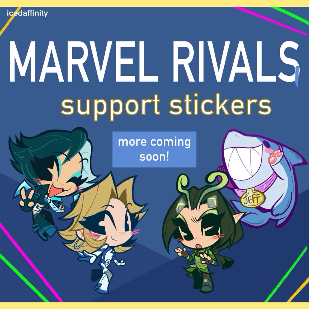 Image of Marvel Rivals Support Stickers