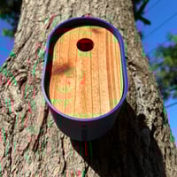 Image 4 of The Modern Blue Birdhouse