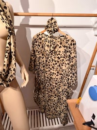 Image 14 of COCO - cocoon dress with pockets; non-stretch fabrics. 