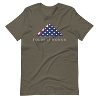 Image 4 of Folds of Honor USA Flag - Patriot - Unisex t-shirt from PatriotsCo.com