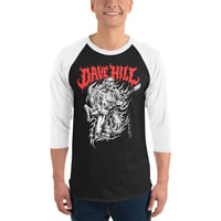 Image 1 of Dave Hill Skullface Baseball Shirt by Artist Tim Lehi