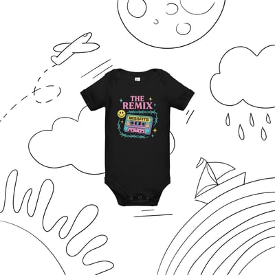 Image of The Remix Muxtape Baby Onesie