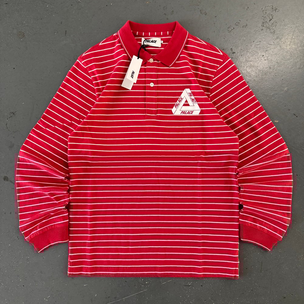 Image of BNWT FW 18 Palace longsleeve polo shirt, size small
