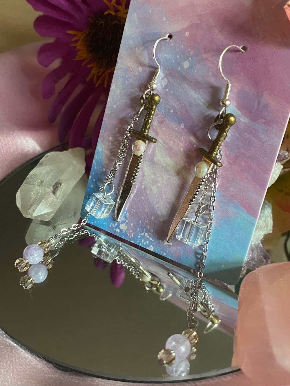 Image of Crystal Forest Earrings 