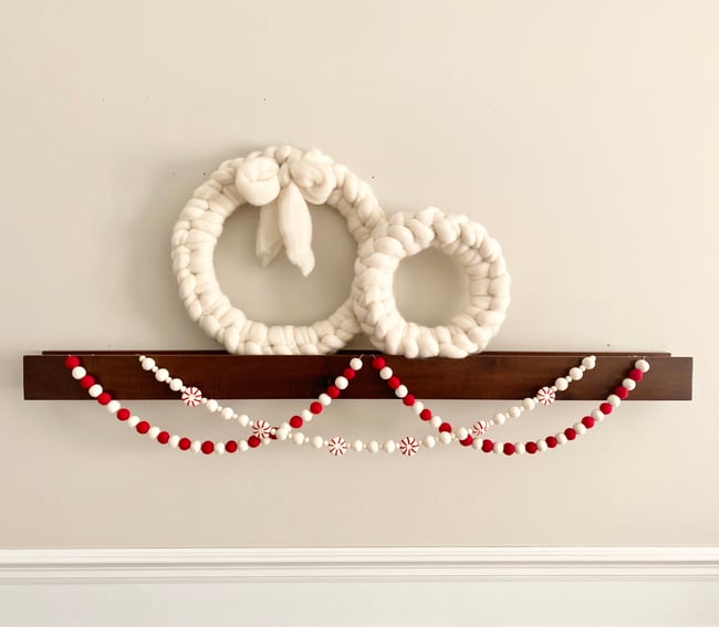 Very Merry Felt Ball Garland