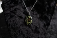 Image 7 of Dead Good oval ladybird and lichen pendant