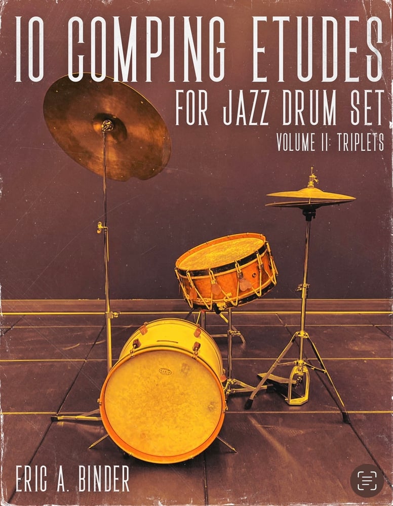 Image of Hard Copy- 10 Comping Etudes for Jazz Drum Set- Volume Two