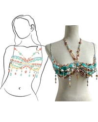 Image 3 of Custom Beaded Bralette