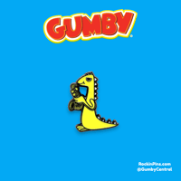 Image 1 of Gumby - Prickle Sax Enamel Pin