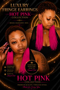 Image 14 of Fringe earrings collection