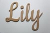 Prénom en bois à personnaliser en 20cm - Lily