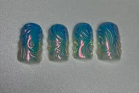 Image 3 of Prism Opal Accent Nails Short