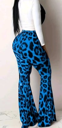 Image 2 of Women's Leopard Print Flared Pants