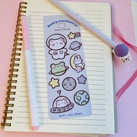 Image 2 of Over the Moon Holographic Vinyl Sticker Sheet
