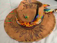 Image 2 of The Way, The Truth, The Life Sunflower Wide Brim Hat