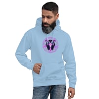 Image 4 of Goth Baphomet Goat Purple Kawaii Unisex Hoodie Unisex Hoodie