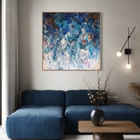 Image 4 of 'Maris imbre III' - 125x125cm, FRAMED