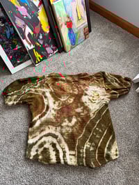 Image 5 of fairyfae up-cycled hand dyed button up blouse (M)