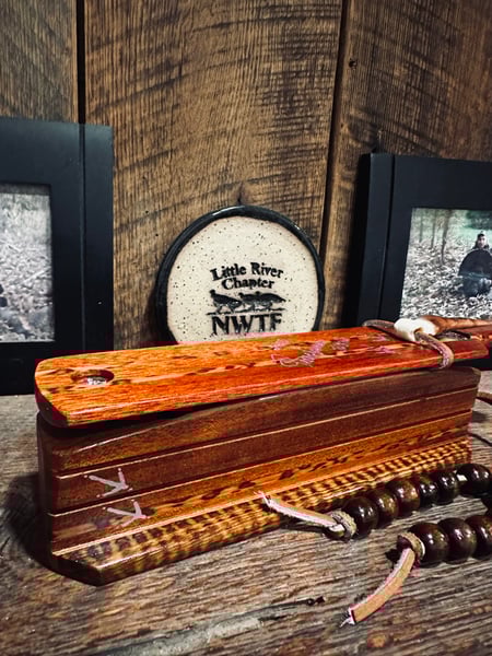 Image of Bloodwood/Mahogany with Snakewood inlay