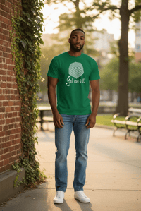 Image 3 of Get Use 2 It Logo T-shirt (Green) 