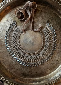 Image 1 of Beaded Blue Glass Necklace 