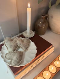 Vintage style fabric heart