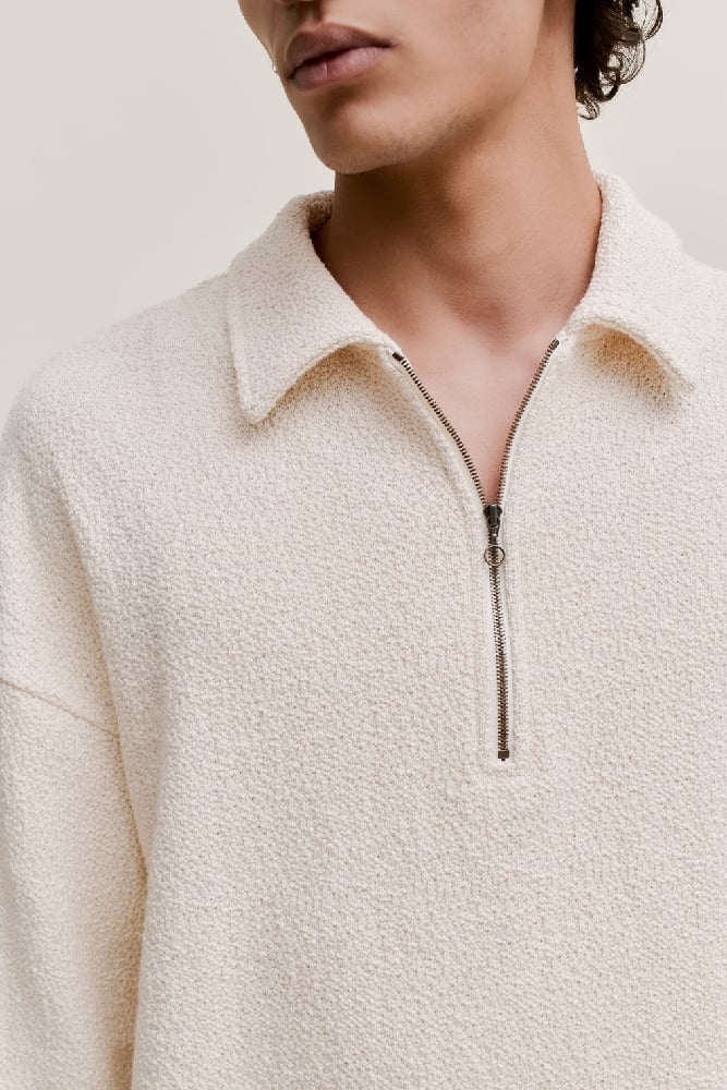 Image of A KIND OF GUISE MADU ZIP POLO MILK