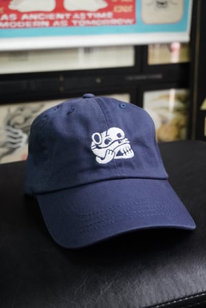 Image of peanuts skull 6 panel cap