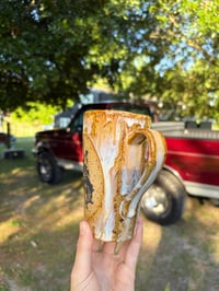 Image 6 of Melted checkered to go mug 