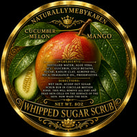 Image 5 of WHIPPED SUGAR SCRUB MANGO CUCUMBER 