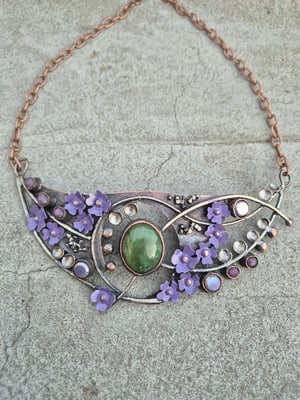 Lilac necklace 