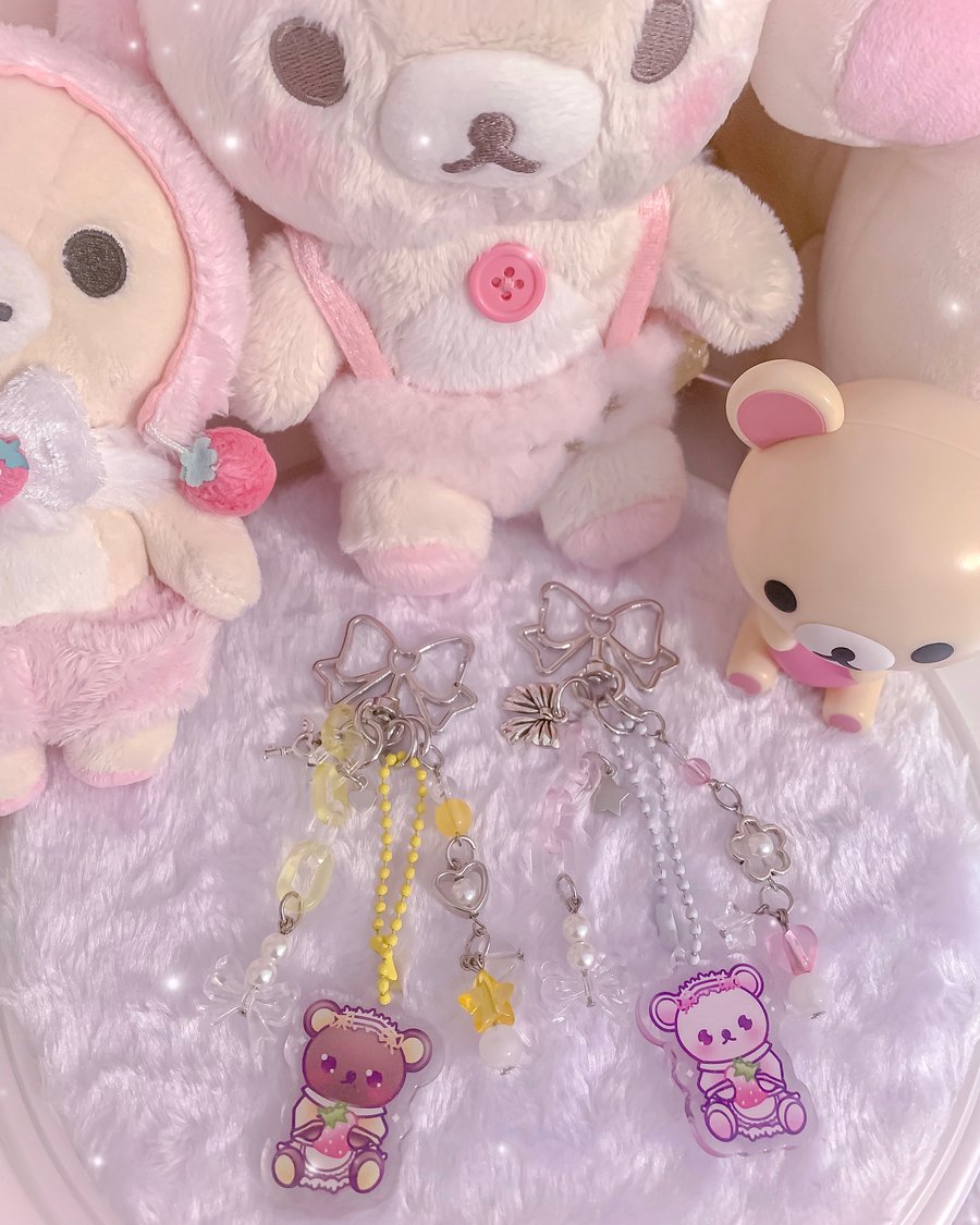 Image of Rilakkuma & Korilakkuma | Acrylic Charms