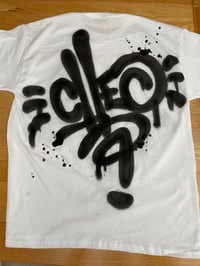 Image 2 of SKETCHY 1 of 1 Spray Painted Large T-Shirt in Large