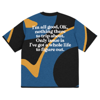 Image 2 of Classic Tee #1 Blue/Gold/Black