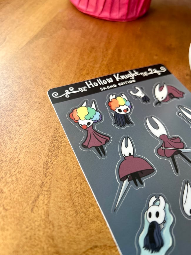 Hollow Knight / Silksong Sticker Sheets